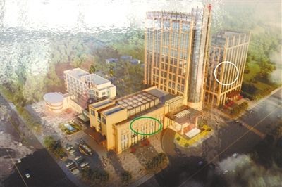 河北霸州官商“合作”酒楼吞环保楼建门面(图)